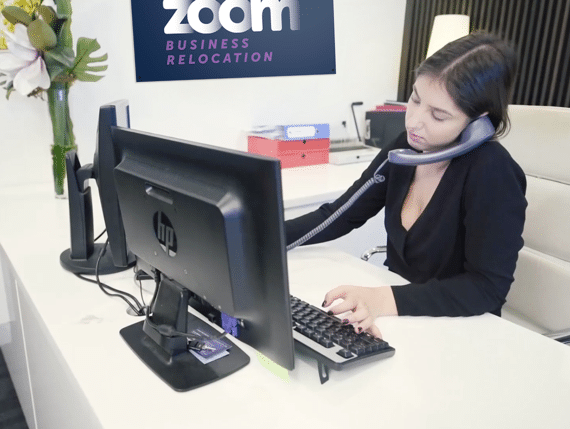 ZOOM Removals Receptionist