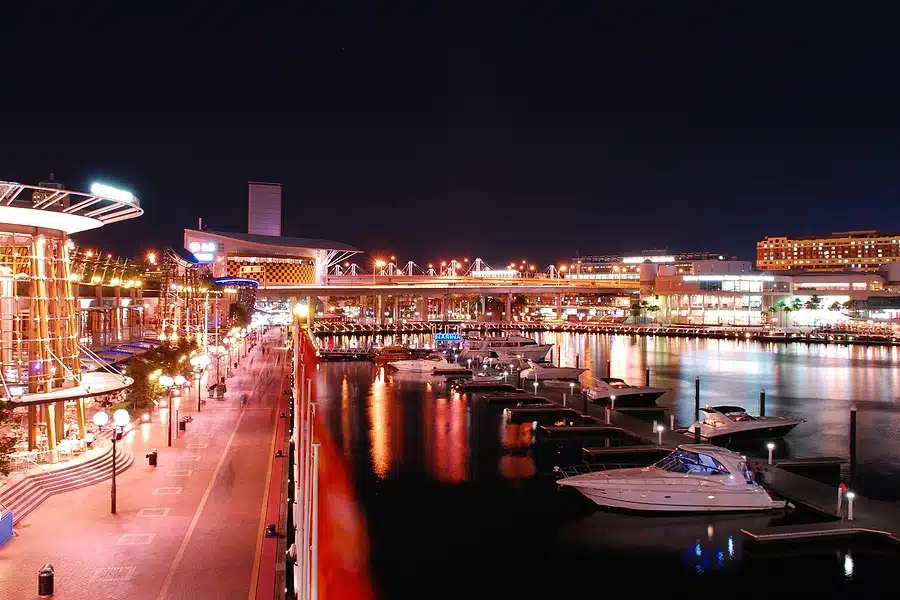 Sydney-Darling-Harbour-At-Night