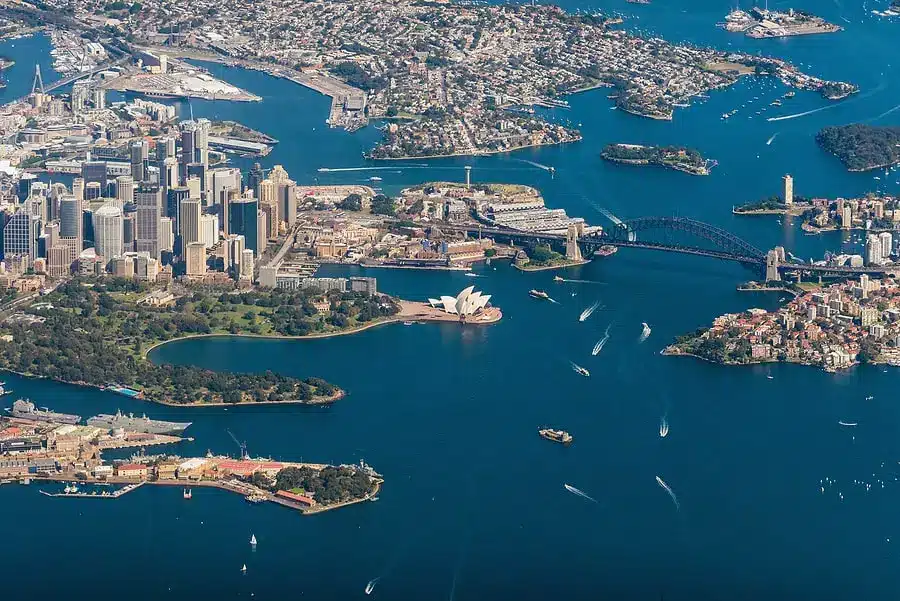 Aerial-Cityscape-Sydney-Central-Business-District
