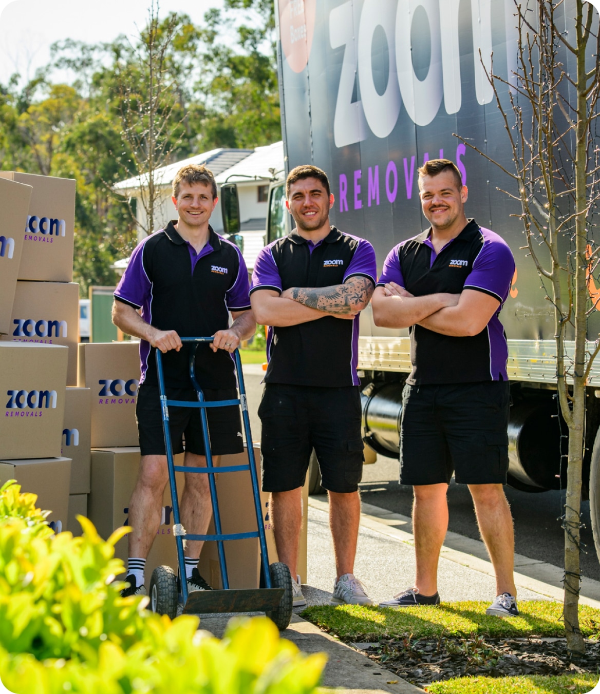 ZOOM Removals Heavy Furniture Movers Team