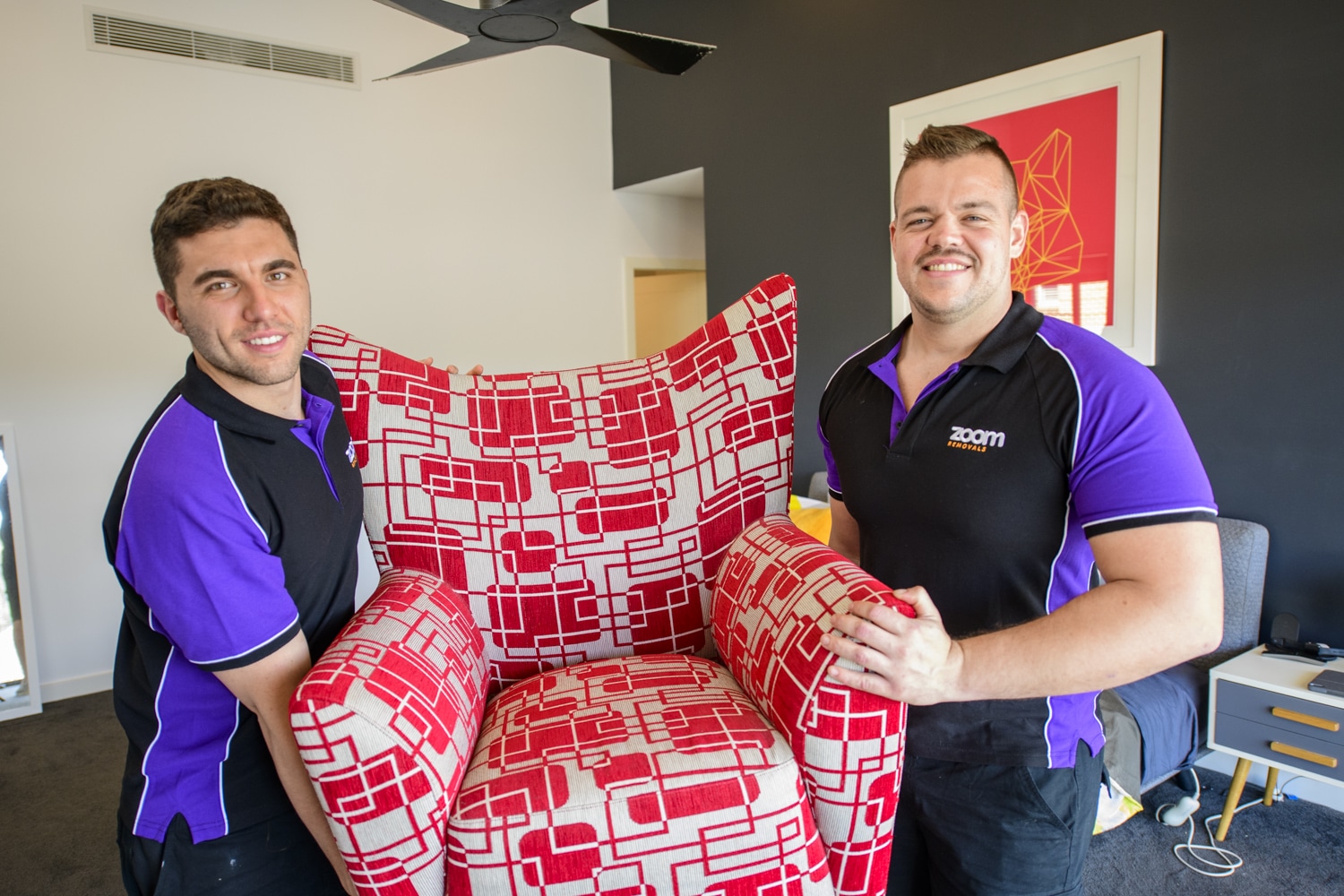 Moving office furniture ZOOM Removalists