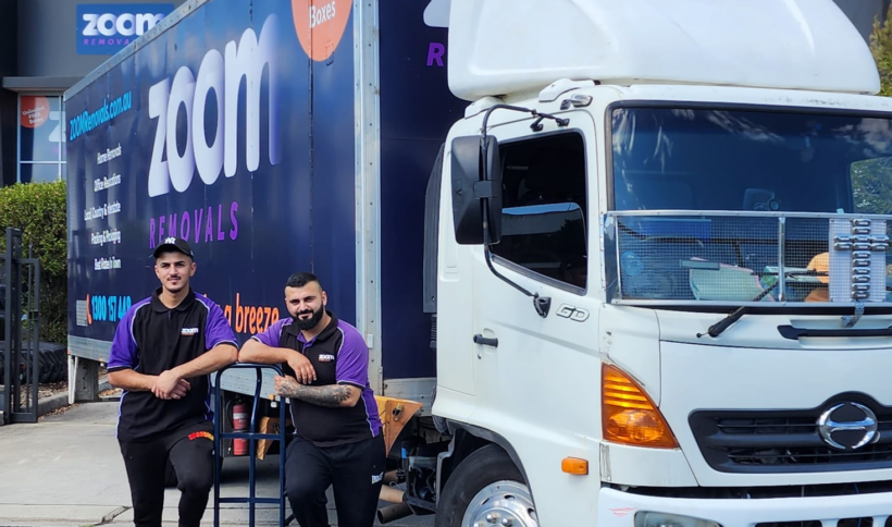 Zoom removals moving truck
