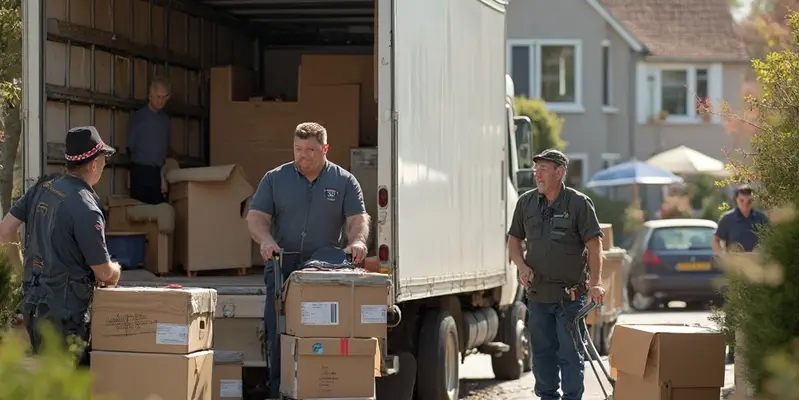Movers Hard At Work